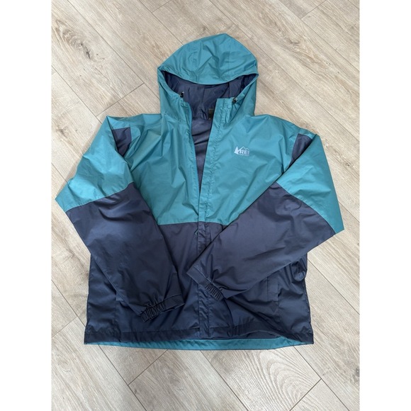 REI Other - Men's Blue REI co-op Trailmade Rain Jacket Size Large Windbreaker Jacket